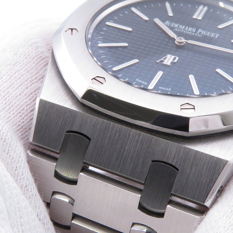 オーデマピゲ ロイヤルオーク エクストラシン 15202ST.OO.1240ST.01 AUDEMARS PIGUET 腕時計 ブルー文字盤