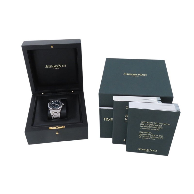オーデマピゲ ロイヤルオーク エクストラシン 15202ST.OO.1240ST.01 AUDEMARS PIGUET 腕時計 ブルー文字盤