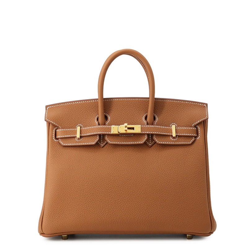 エルメス バーキン25 ゴールド/ゴールド金具 トゴ G刻印 HERMES Birkin ハンドバッグ