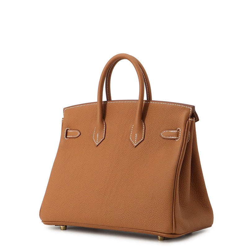 エルメス バーキン25 ゴールド/ゴールド金具 トゴ G刻印 HERMES Birkin ハンドバッグ