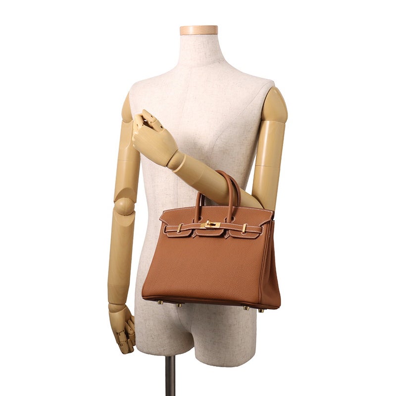 エルメス バーキン25 ゴールド/ゴールド金具 トゴ G刻印 HERMES Birkin ハンドバッグ