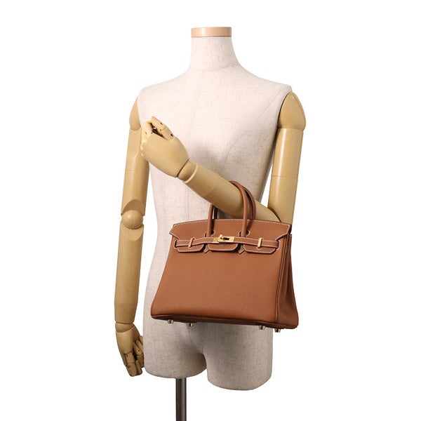 エルメス バーキン25 ゴールド/ゴールド金具 トゴ G刻印 HERMES Birkin ハンドバッグ