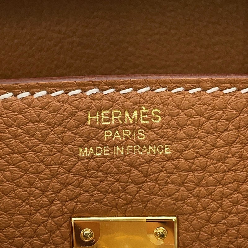 エルメス バーキン25 ゴールド/ゴールド金具 トゴ G刻印 HERMES Birkin ハンドバッグ