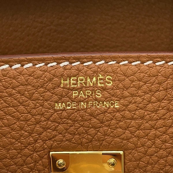 エルメス バーキン25 ゴールド/ゴールド金具 トゴ G刻印 HERMES Birkin ハンドバッグ
