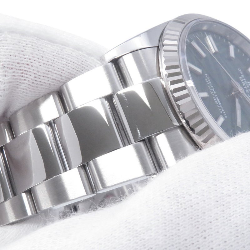 ロレックス デイトジャスト36 SS/K18WG 126200 ROLEX 腕時計 オリーブグリーンパームモチーフ文字盤