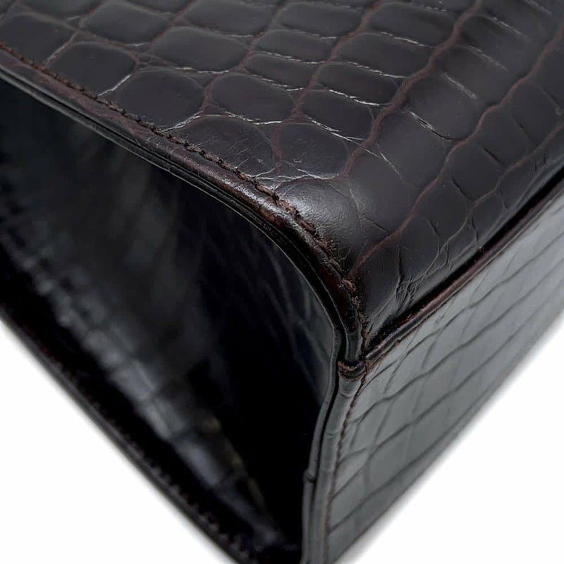 サルヴァトーレ・フェラガモ ショルダーバッグ ガンチーニ 型押しレザー 21 7708 Ferragamo