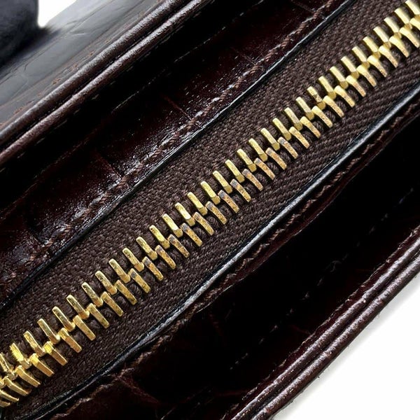 サルヴァトーレ・フェラガモ ショルダーバッグ ガンチーニ 型押しレザー 21 7708 Ferragamo