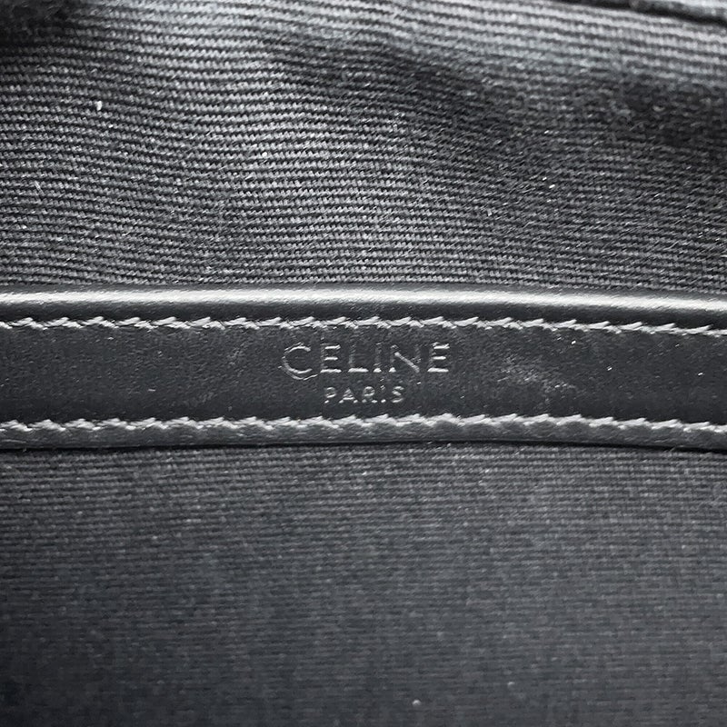 セリーヌ ショルダーバッグ トリオンフ ホリゾンタル ミディアム メッセンジャーバッグ PVC 194502CIM.38NO CELINE 黒