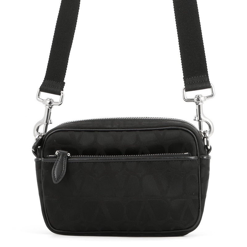 ヴァレンティノ・ガラヴァーニ ショルダーバッグ イコノグラフ キャンバス 5Y2B0C50CSH VALENTINO 黒