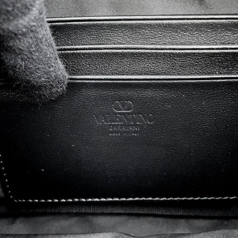 ヴァレンティノ・ガラヴァーニ ショルダーバッグ イコノグラフ キャンバス 5Y2B0C50CSH VALENTINO 黒