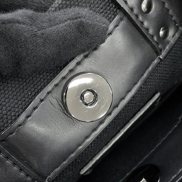 ヴァレンティノ・ガラヴァーニ ハンドバッグ VLTN ロックスタッズ キャンバス 5Y2B0B78PYY VALENTINO 2way 黒