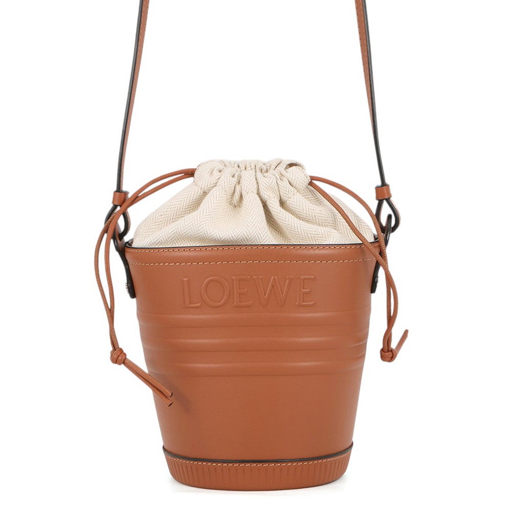 ★3日以内返品可★ 美品 LOEWE ロエベ カーフレザー ジャルディニエポケット A630G43X01 ショルダーバッグ グリーン カーフレザー キャンバス レディース ロエベ ショルダーバッグ ジャルディニエ ポケット カーフレザー