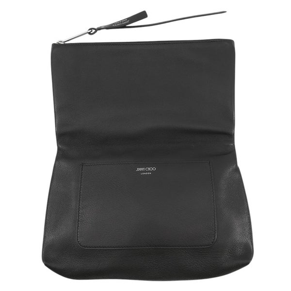 ジミーチュウ クラッチバッグ スタッズ レザー JIMMY CHOO 黒