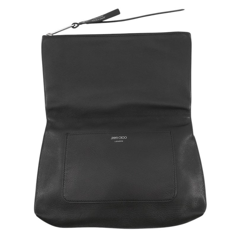 ジミーチュウ クラッチバッグ スタッズ レザー JIMMY CHOO 黒