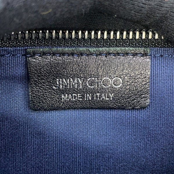 ジミーチュウ クラッチバッグ スタッズ レザー JIMMY CHOO 黒