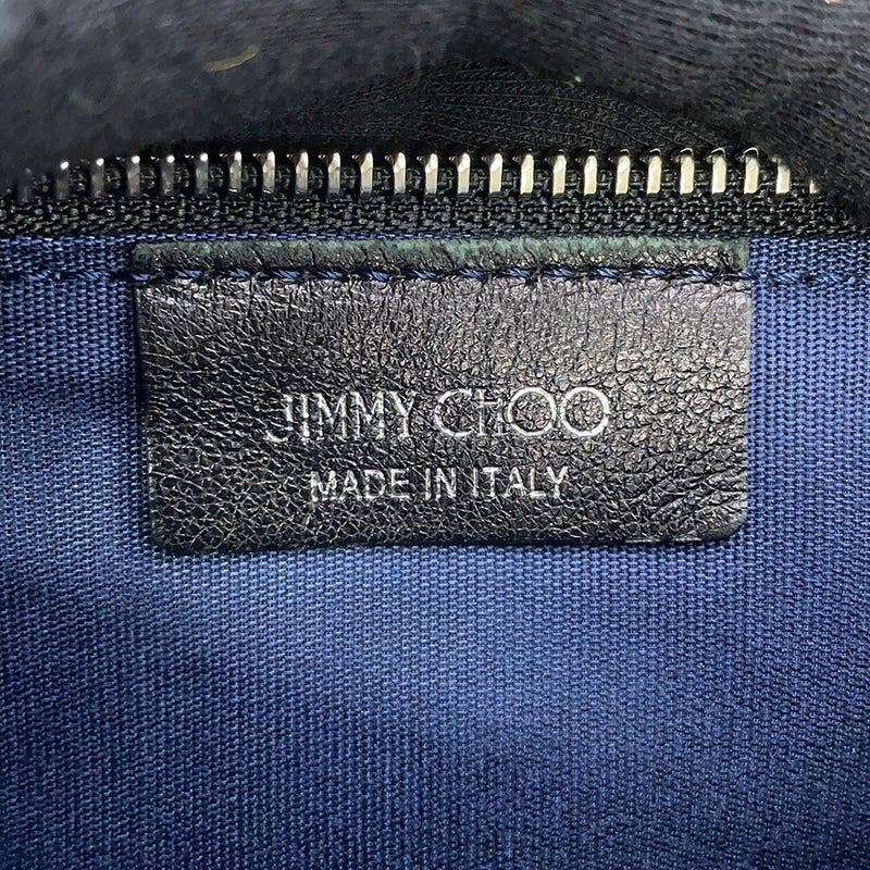 ジミーチュウ クラッチバッグ スタッズ レザー JIMMY CHOO 黒