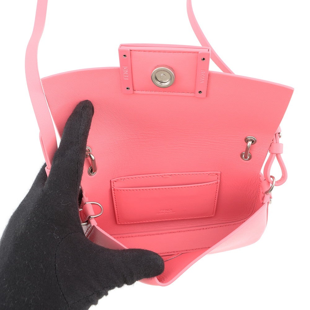 フェンディ ショルダーバッグ バゲット フォンポーチ パテント