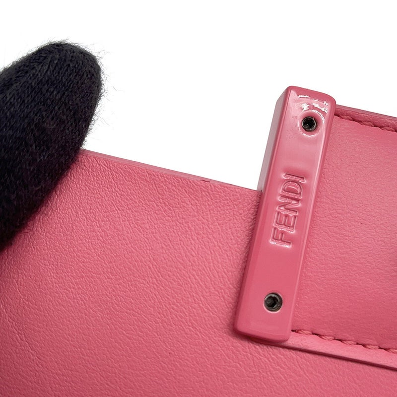 フェンディ ショルダーバッグ バゲット フォンポーチ パテント エナメル レザー 7AS142 FENDI 2way