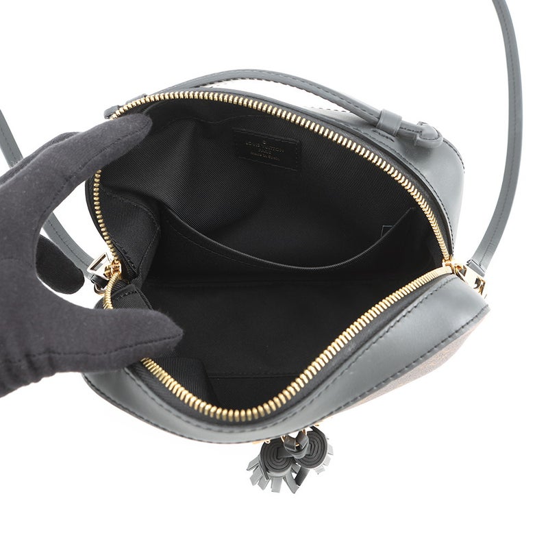 ルイヴィトン ショルダーバッグ モノグラム サントンジュ M43555 LOUIS VUITTON ヴィトン バッグ タッセル ブラック 黒