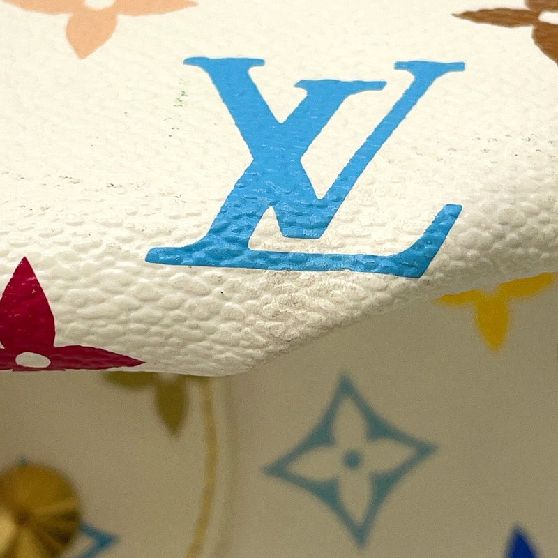 ルイヴィトン トートバッグ モノグラム・マルチカラー LV × TM アニー GM M40303 ヴィトン バッグ 白 ホワイト 村上隆 コラボ