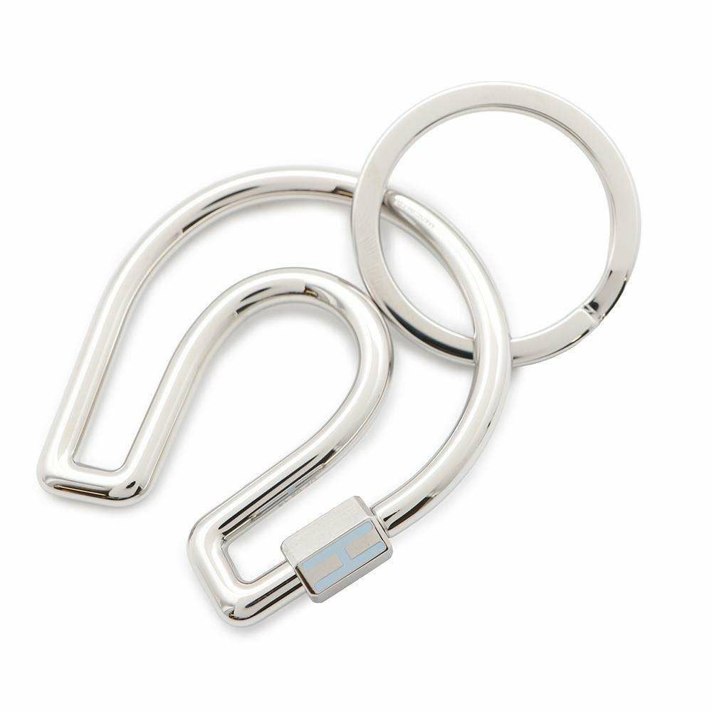 HERMES エルメス　キーホルダー フェール・ア・シュヴァル　ブルー エルメス キーホルダー フェール・ア・シュヴァル Fer a Cheval ブルー