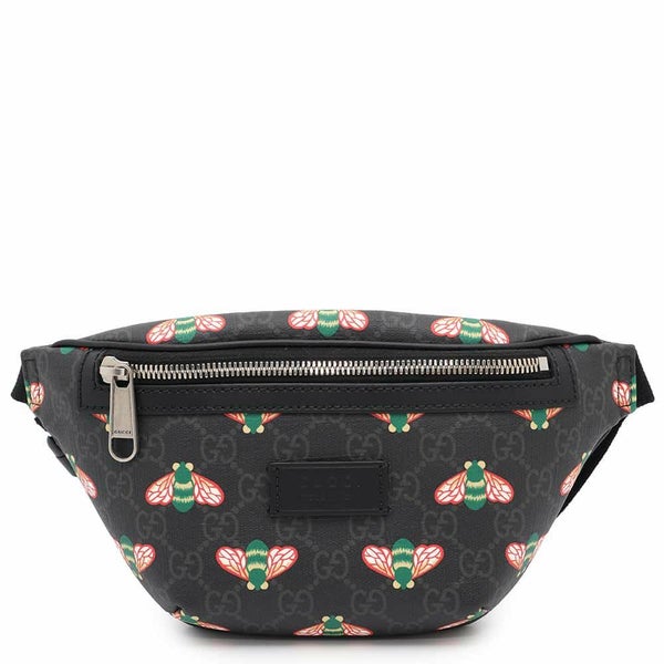グッチ ボディバッグ ビー GGスプリーム 675181 GUCCI ウエストバッグ 黒
