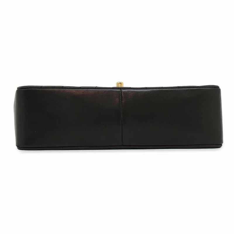 シャネル チェーンショルダーバッグ マトラッセ25 ココマーク ダイアナ A01165 CHANEL 黒