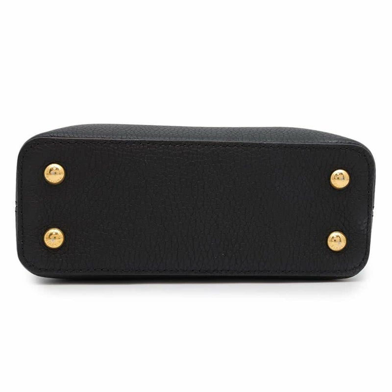 ルイヴィトン ハンドバッグ トリヨンレザー カプシーヌMINI M56669 2wayショルダーバッグ 黒 ブラック