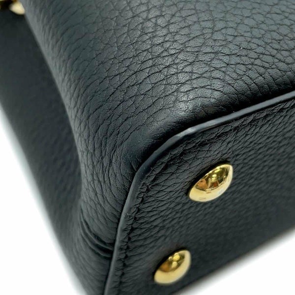 ルイヴィトン ハンドバッグ トリヨンレザー カプシーヌMINI M56669 2wayショルダーバッグ 黒 ブラック