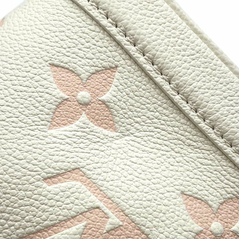 ルイヴィトン ハンドバッグ バイカラー モノグラム・アンプラント ナノ・ノエ LOUIS VUITTON 2wayショルダー 白