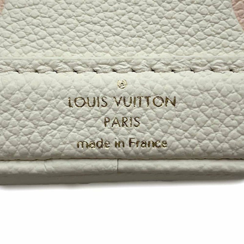 ルイヴィトン ハンドバッグ バイカラー モノグラム・アンプラント ナノ・ノエ LOUIS VUITTON 2wayショルダー 白
