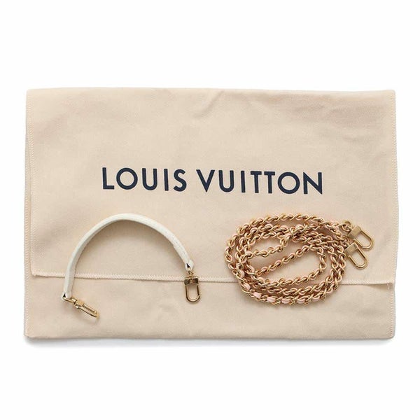 ルイヴィトン ハンドバッグ バイカラー モノグラム・アンプラント ナノ・ノエ LOUIS VUITTON 2wayショルダー 白