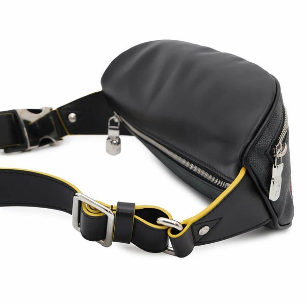 ルイヴィトン ボディバッグ ダミエ・グラフィット リンク バムバッグ N40276 LOUIS VUITTON ブラック 黒