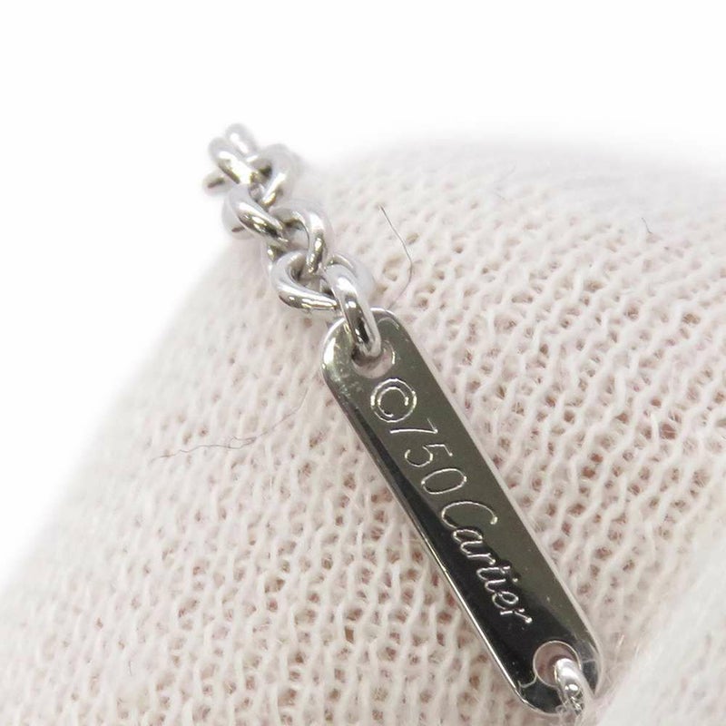 カルティエ ネックレス ハート パヴェダイヤ ネックレス ダイヤモンド K18WGホワイトゴールド B3004800/B7006300 ペンダント