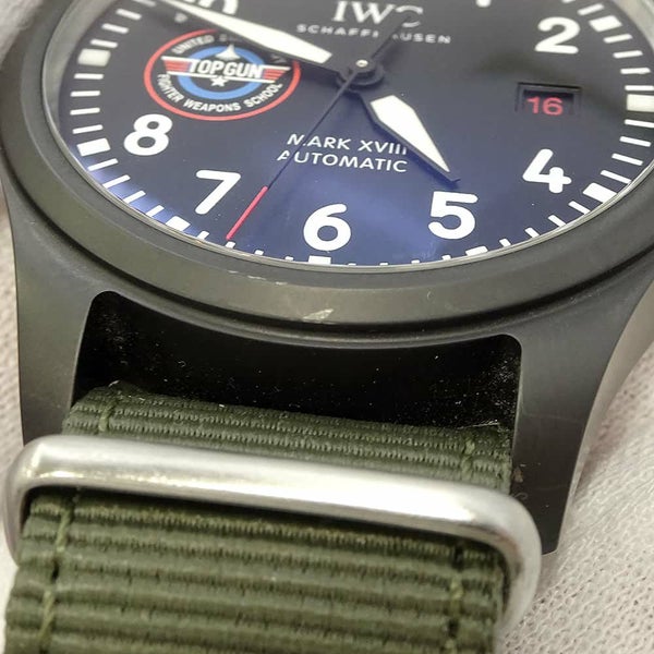 IWC パイロットウォッチ マークXVIII トップガンエディション IW324712 腕時計 黒文字盤