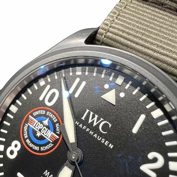 IWC パイロットウォッチ マークXVIII トップガンエディション IW324712 腕時計 黒文字盤
