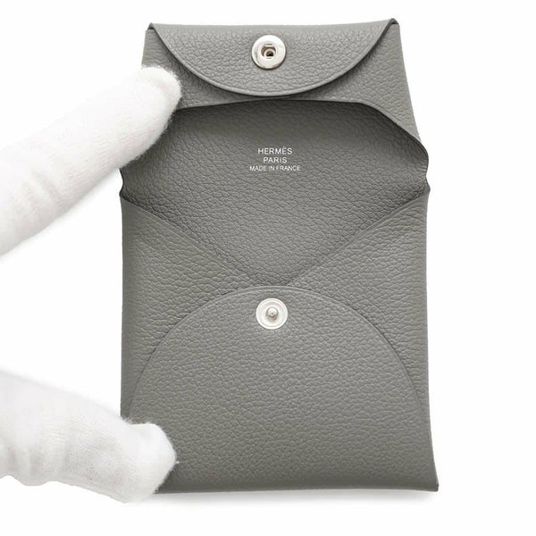エルメス コインケース バスティア グリメイヤー W刻印 HERMES 財布