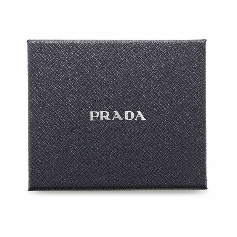 プラダ カードケース リナイロン サフィアーノレザー 2MC025 PRADA 財布 黒