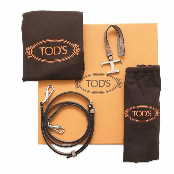 トッズ ハンドバッグ カーフレザー マイクロ XBWAPAFL000QRI036F TOD'S 2wayショルダーバッグ