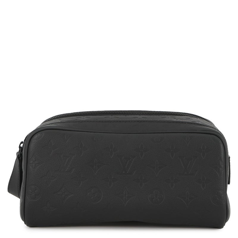 ルイヴィトン クラッチバッグ モノグラム・シャドウ ドップ・キット M12645 LOUIS VUITTON ヴィトン メンズ ブラック 黒