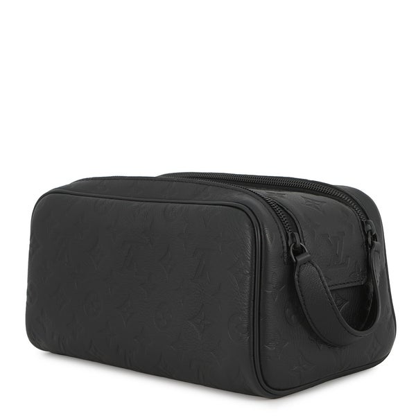 ルイヴィトン クラッチバッグ モノグラム・シャドウ ドップ・キット M12645 LOUIS VUITTON ヴィトン メンズ ブラック 黒