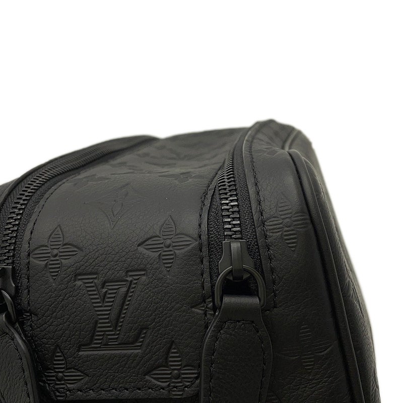 ルイヴィトン クラッチバッグ モノグラム・シャドウ ドップ・キット M12645 LOUIS VUITTON ヴィトン メンズ ブラック 黒