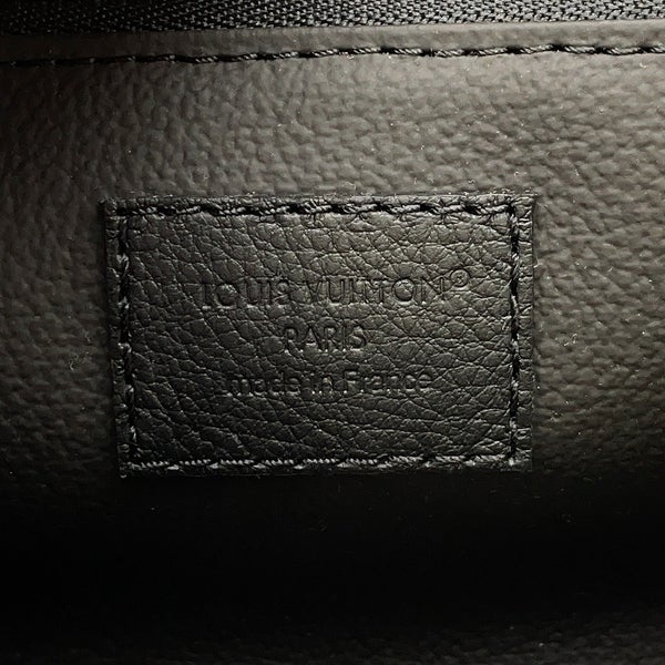 ルイヴィトン クラッチバッグ モノグラム・シャドウ ドップ・キット M12645 LOUIS VUITTON ヴィトン メンズ ブラック 黒