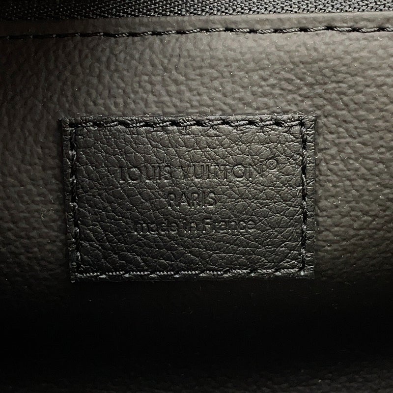ルイヴィトン クラッチバッグ モノグラム・シャドウ ドップ・キット M12645 LOUIS VUITTON ヴィトン メンズ ブラック 黒