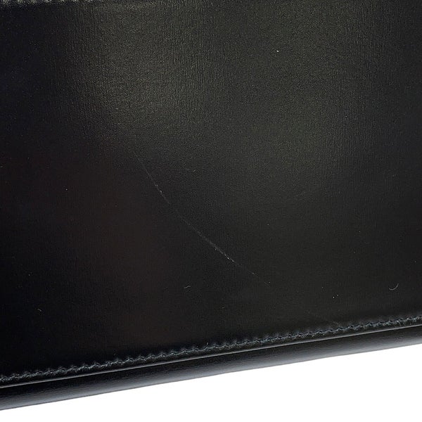エルメス ハンドバッグ ケリー32 外縫い ブラック/ゴールド金具 ボックスカーフ 〇U刻印 HERMES Kelly 2wayバッグ 黒