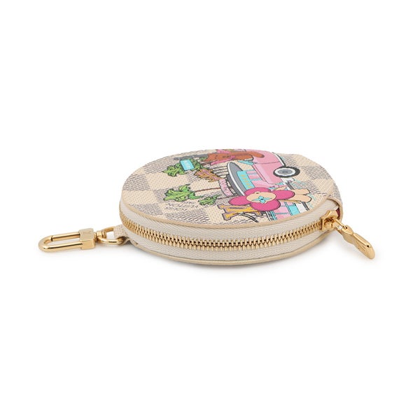 ルイヴィトン コインケース ダミエ・アズール ポルトモネ・ロン ヴィヴィエンヌ N60493 LOUIS VUITTON ヴィトン 財布 小銭入れ