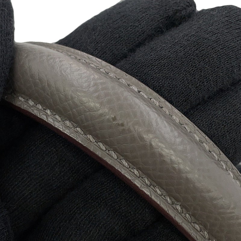 エルメス ハンドバッグ ケリー25 トリコロール 外縫い ナタ/チャイ/グリメイヤー/シルバー金具 エプソン U刻印 2wayバッグ