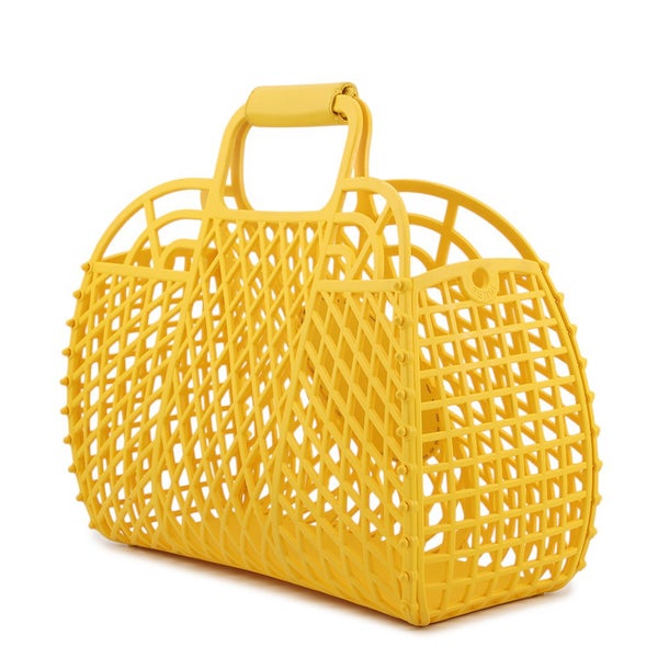 フェンディ ハンドバッグ バスケット ミディアム プラスチック/レザー 8BH389 FENDI