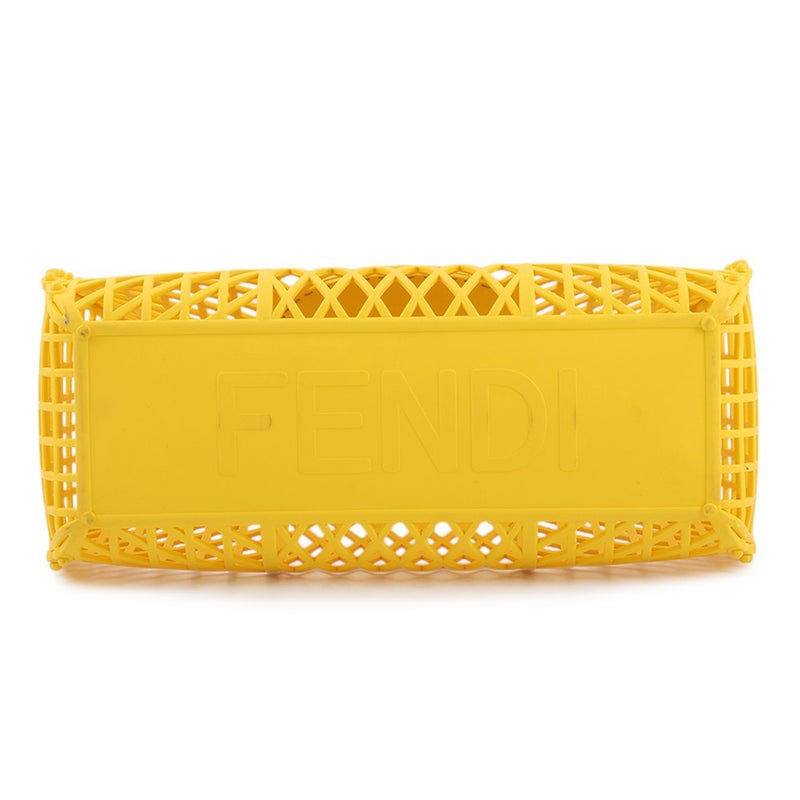 フェンディ ハンドバッグ バスケット ミディアム プラスチック/レザー 8BH389 FENDI