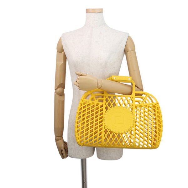 フェンディ ハンドバッグ バスケット ミディアム プラスチック/レザー 8BH389 FENDI